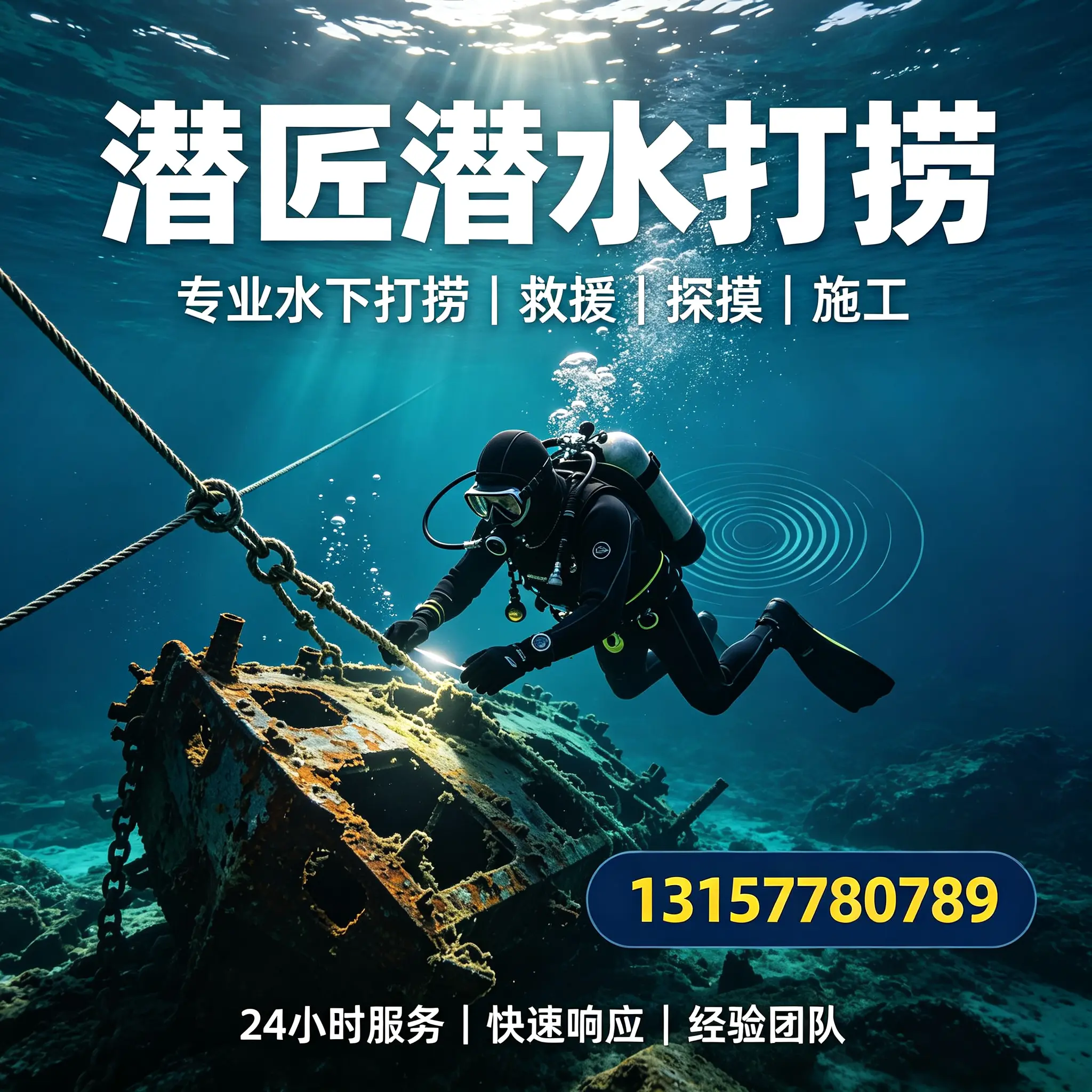 绥棱水下打捞作业服务产品